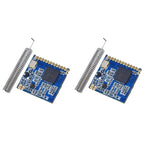 2X SX1278 Lora 433Mhz Wireless Module Long Range RF Transceiver Antenna & SPI Interface For Arduino STM32 And Iot