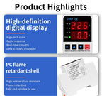 GTRIC Voltage Protection Relay Din Rail Over Under Voltage Protector 230VAC 40A 63A Adjustable Voltage Current Protection Device