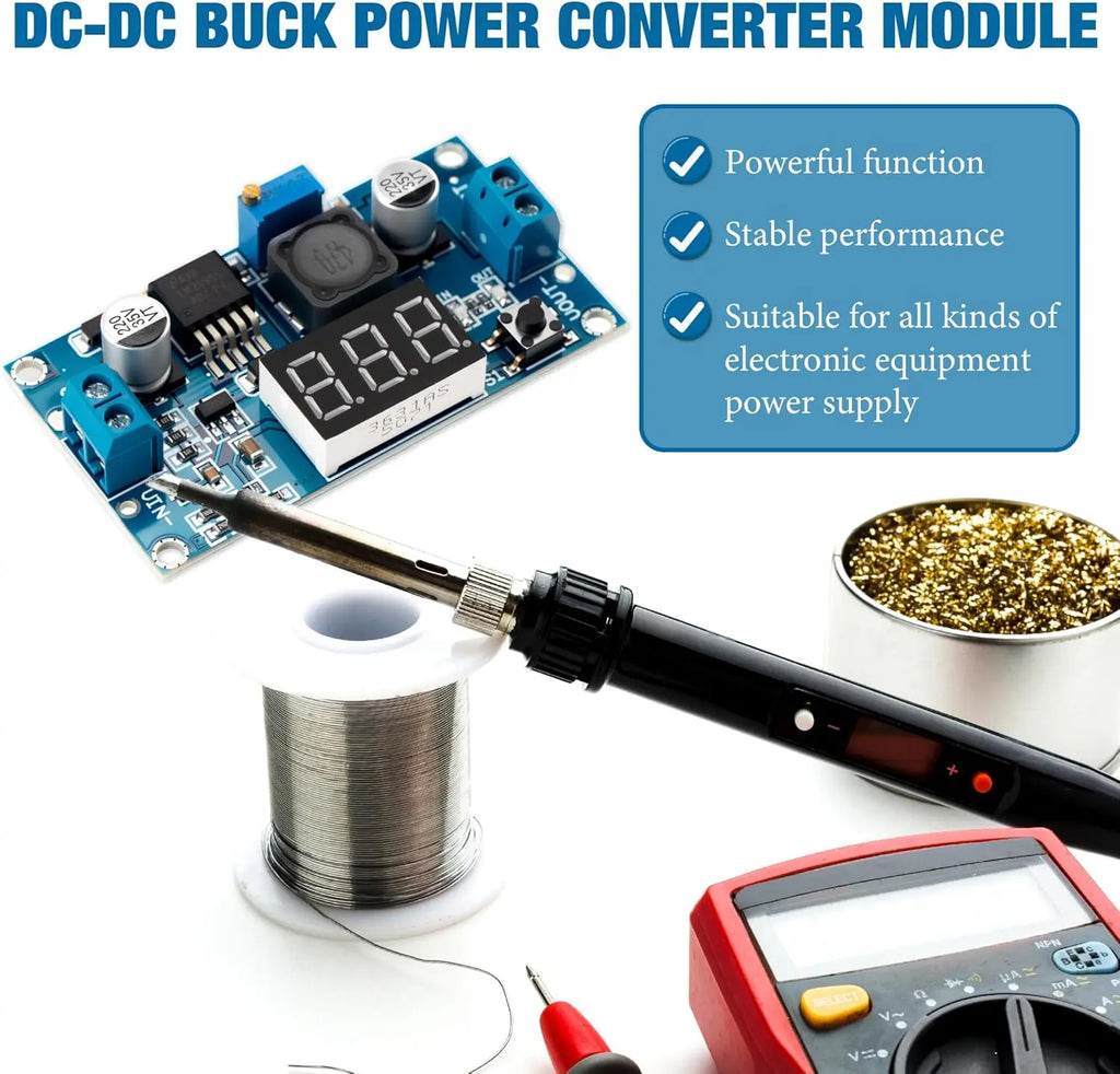 Adjustable LM2596S DC-DC Buck Converter Reduced Voltage Regulator Power Module 36V 24V 12V to 5V 2A Voltage Stabilizer