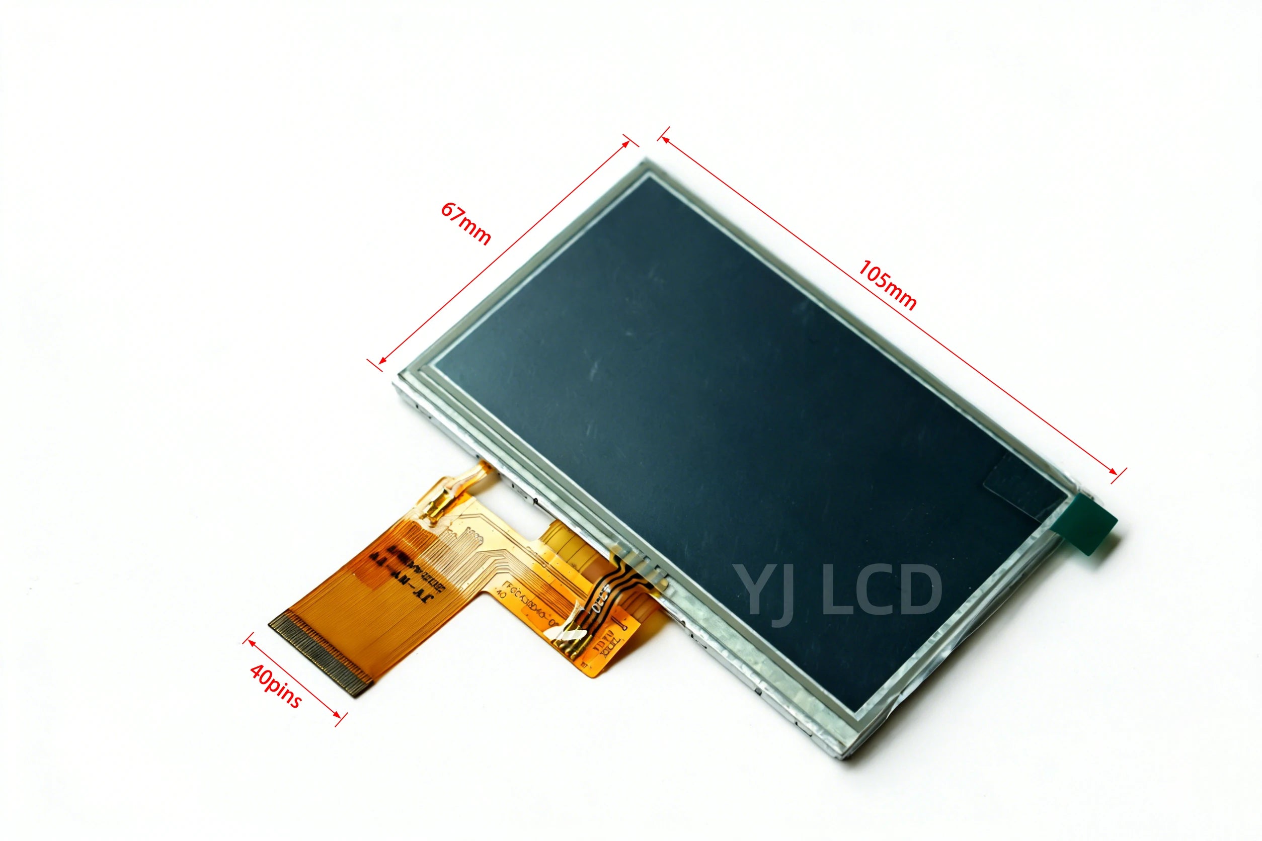 Hot Sale XHL4330PT-7 4.3 Inch LCD Display with Touch Screen 480×272 40 Pins TN Panel 350 cd/m² High Quality Replacement Part