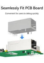 TTL Serial to RJ45 Ethernet Super Netword Port CDSENET NE2-T1M 2 way Small Size Bulid in PHY Fit PCB Board Modbus TCP to RTU