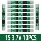 10PCS 1S 3.2V 3.7V 3A LiFePO4 / Lithium Li-ion BMS PCM Battery Protection Board Pcm For 18650 32650 Battery Packs