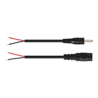 1pcs 2A DC Power Extension Cable 30cm 3.5x1.35mm Male to Female DC Adapter Cord (22AWG) for CCTV Security Cameras LED Lights