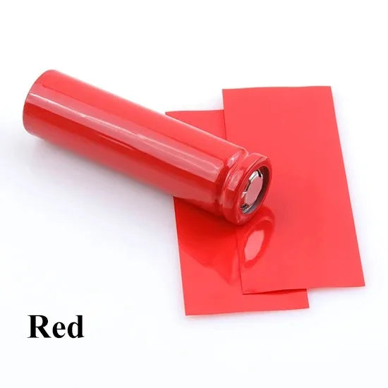 200pcs 21700 Battery Films Insulated Shrinkable Sleeve Protect Cover Precut PVC Heat Shrink Tube for Batteries Wrap Sleeving