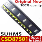 (5piece)100% New CSD87501 CSD87501L XFLGA-10 Chipset