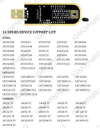 CH341A 24 25 Series EEPROM Flash BIOS USB Programmer Module + SOP16 SOIC16 Test Clip for 25 series RT809F TL866CS TL866A
