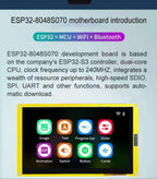 ESP32-S3 7" Smart Display Screen 7.0 inch RGB LCD TFT Module Capacitive Touch Screen8M PSRAM 16M Flash ESP32-8048S070C