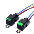 12V DC 4P 5P Car Automotive Fused Relay 30A Normally Open Relais Fuse with socket wire
