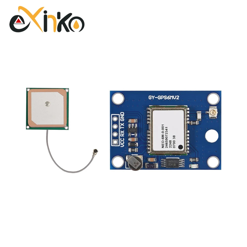 1-10pcs GY-NEO6MV2 New NEO-6M GPS Module NEO6MV2 with Flight Control EEPROM MWC APM2.5 large Antenna for arduino