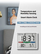 Youpin Electronic Thermometer Hygrometer Weather Station High Precision with Table Clock Function Mini Thermometer Sensor Gauge