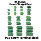 5PCS 7P 8P 10P KF15EDG 2.54mm PCB Screw Terminal Block 2~12 Pin 15EDG 2.54 Male Plug Female Socket Pin Header Wire Connector