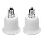 6pcs E12 to E26 Adapter Chandelier Light Socket Candelabra US CA E12 to Edsison Medium E26/E27 Bulb Base Lampholder Converter