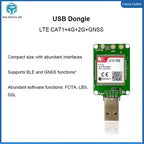 SIMCOM A7670E A7672E USB Dongle Modem LTE CAT1+2G+GPS IoT Module Breakout Kit With Antenna for Europe/Middle East/Africa