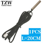 TZW 20CM 30CM 40CM 50CM 1M 2M 3M 5M 10M NTC Thermistor Temperature Sensor Waterproof Probe Wire 10K 1% 3950 W1209 W1401 Cable