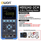 OWON HDS2102S/HDS272S/HDS242S Handheld 3-in-1 Digital Oscilloscope, Signal Generator, Multimeter | 100MHz Bandwidth, 2 Channels