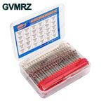 600PCS 30Values 1W Zener Diode Kit 3V-47V Box for Electronics Voltage Regulation Projects