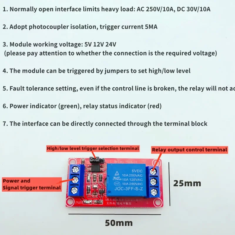 Relay Module 1 2 4 6 8 Channel 5V 12V Relay Module Board Shield with Optocoupler Support High and Low Level Trigger for Arduino