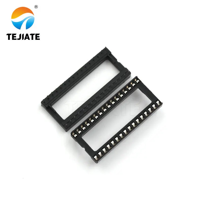 10PCS IC Sockets DIP6 DIP8 DIP14 DIP16 DIP18 DIP20 DIP24 DIP32 DIP28 DIP40 pins Connector DIP Socket 6 8 14 16 18 20 24 28 40Pin