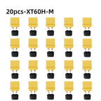 XT60H Connector Plug with Sheath Housing Female Male XT60 Bullet Adapters Connectors for RC Lipo Battery Car Drone Airplane