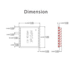 10PCS HPD13A 868MHz/915MHz SX1276 LoRa RF Wireless Transceiver Module, Replace RFM95/RFM95W