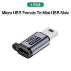 USB C Adapter Type C To Micro To Mini USB Female Converters for IPhone 14 13 Xiaomi Samsung for Lightning Male Charger Adapter