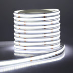 DC 12V 24V COB Strip 320Leds/M High Density RA90 White Pink Yellow Ice Blue Red Green Flexible Ribbon Rope LED Light