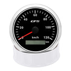 60/120/200KMH 85MM GPS Speedometer Gauge 7 Color Light with GPS Antenna Waterproof Motorcycle Boat Car Truck Speed Gauge Meter