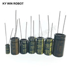 Direct Plug Radial Electrolytic Capacitor 6.3V-450V 10UF-4700UF 105℃ High Frequency Low ESR Aluminum Capacitor Fast Shipping Off