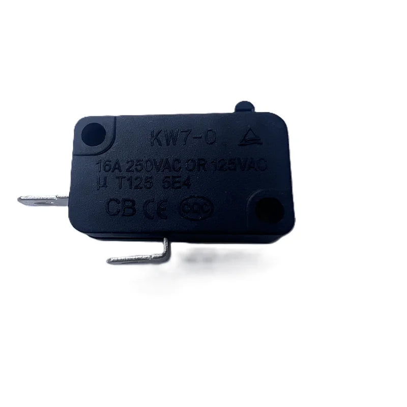 6Pcs KW7‑0 Micro Switch 2pin/3pin Momentary Limit Switch,16A 250VAC or 125VAC, T125 Heat Resistance, for Microwave Oven