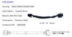 43025-0800 to 43020-0800 Extension Cable, 430250800 to 430200800 Female to Male Cable, Molex Micro Fit 3.0 Cable, 8P