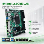 8-Bay C246 ITX NAS Motherboard 4x 2.5G LAN 2*M.2 NVME 8*SATA3.0 2*DDR4 PCIE 16X LGA1151 8th/9th Core Xeon Industrial Mainboard