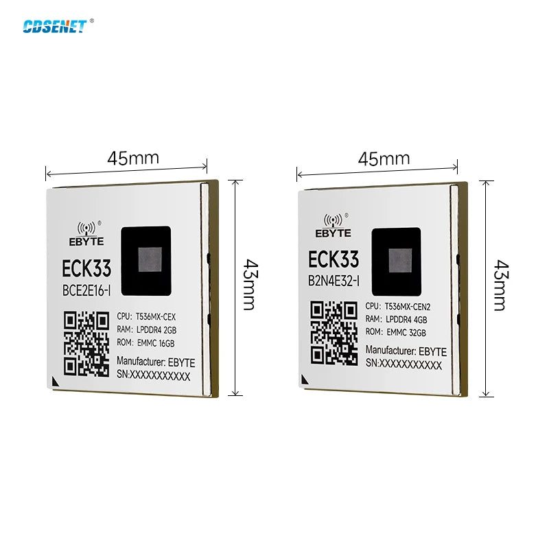 T536 Core Board Multi-core Heterogeneous Quad-core A55 CDSENET ECK33 ARM NPU RISC-VLGA Single-board Computer Industrial Grade