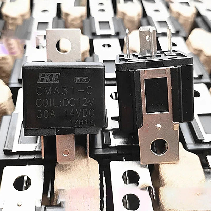 1Pc CMA31-C DC12V Waterproof Automotive Relay 12VDC 5Pin 30A With Backplate HKE Car Relay 12V 5Pin With Relay Socket