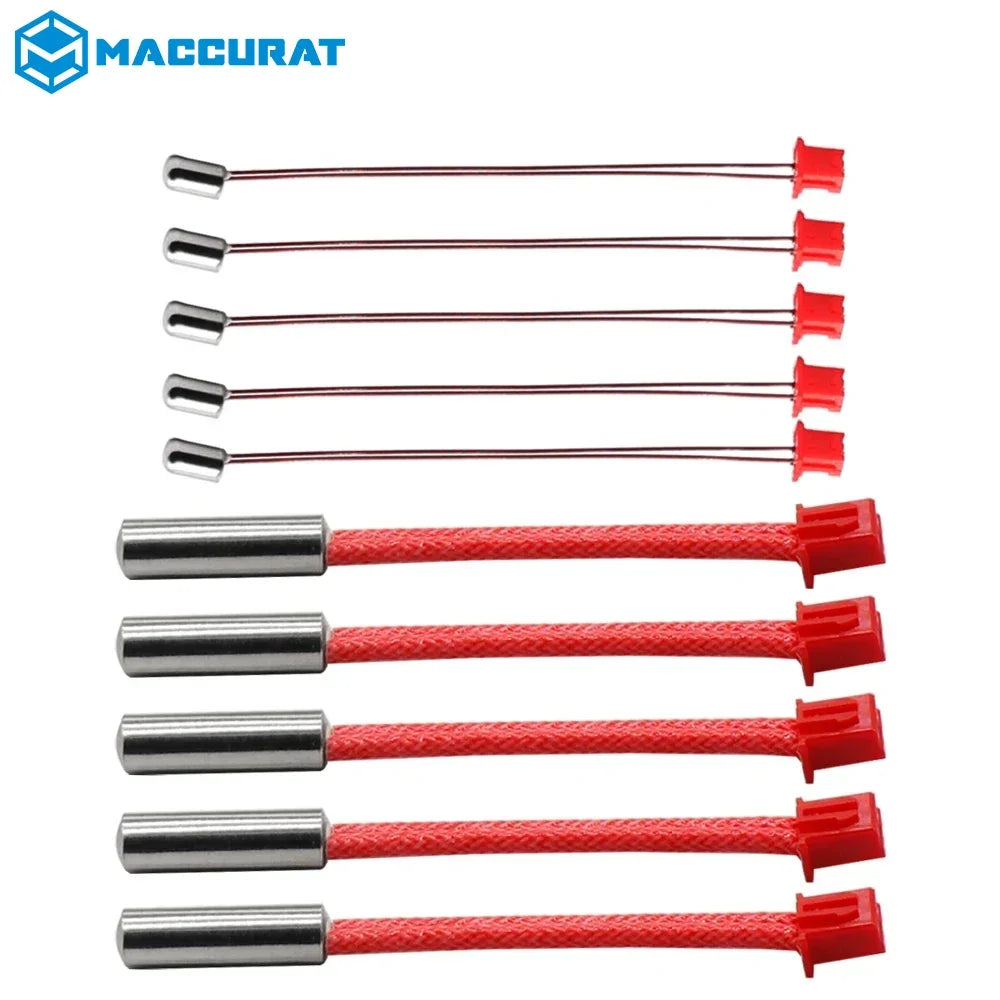 4/10pcs 100K Thermistor Temperature Sensor XH1.25 Terminal 3D Printer Parts 24V 40W Cartridge Heater For Ender-3 S1 Hotend