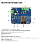 DC 5-80V ESP8266 WIFI Single Relay MOS Switch Control Module ESP-12F Development Board with Micro USB Interface