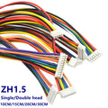 10PCS ZH 1.5mm Wire Cable Connector DIY ZH1.5 JST 2/3/4/5/6/7 Pin Electronic Line Single/double Head Connect Terminal Plug 28AWG