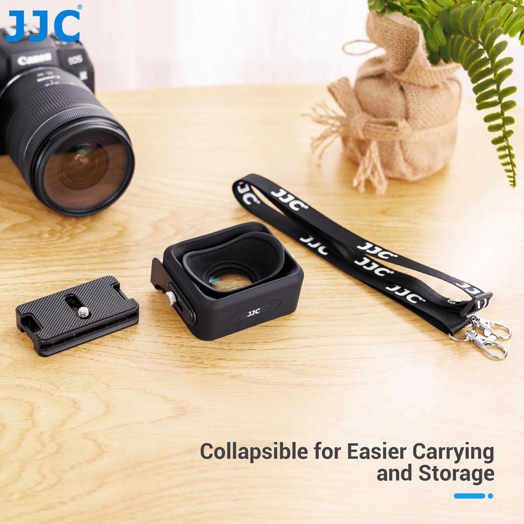 JJC 3X LCD Viewfinder Camera Extender Eyecup Eyepiece Collapsible Fit 3.0' Screen for Nikon Z30 Sony ZV-1 RX100 Fuji X-T30 III