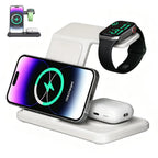 3 in 1 Wireless Charger Station For iPhone 17 16 15 14 13 12 Pro Max Apple Watch 11-2 Airpods 4 Pro3/2 Fold Fast Charging Stand