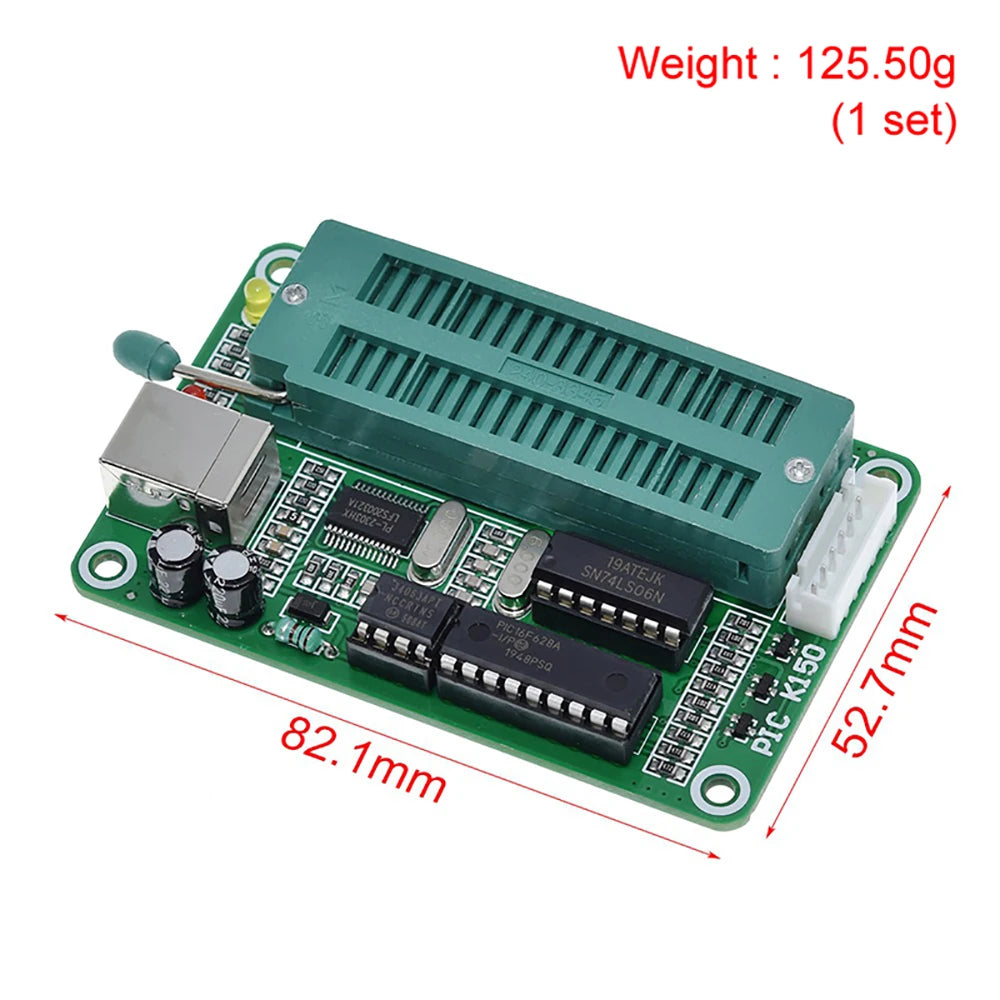 GREATZT 1/2SET PIC Microcontroller USB Automatic Programming Programmer K150 + ICSP Cable