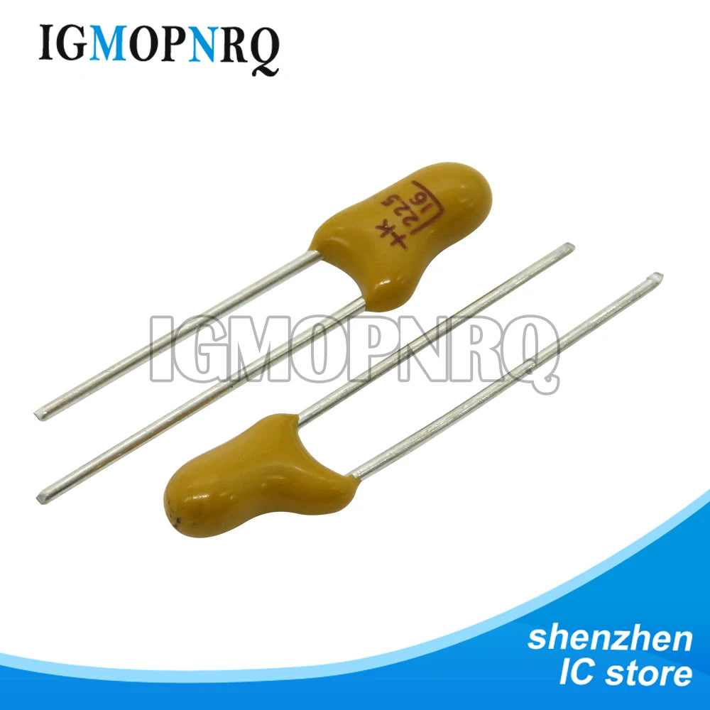5PCS Tantalum Capacitor 16V 20V 25V 35V 50V 1UF 2.2UF 3.3UF 4.7UF 10UF 22UF 33UF 47UF 100UF16V 225 106 226 336 476 107 DIP