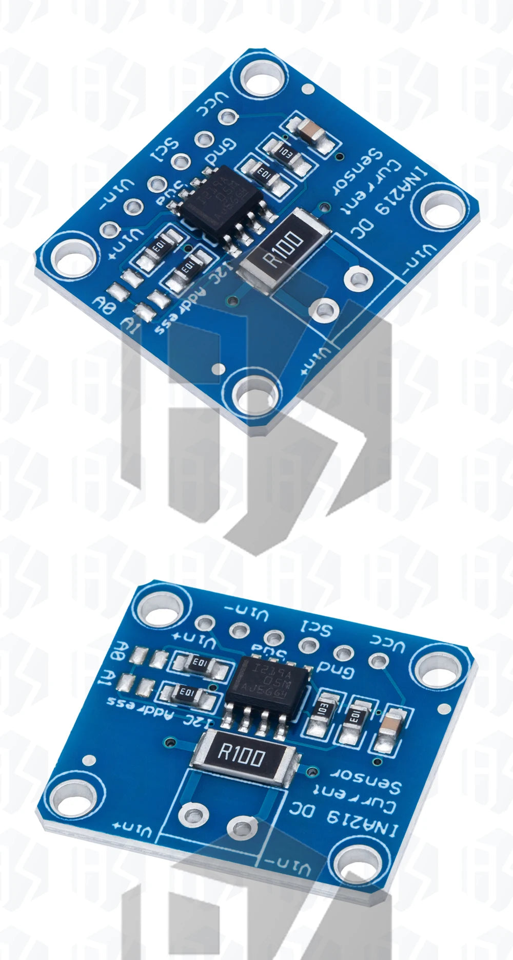 1~5PCS EGBO INA219 I2C Zero Drift Bi-directional Current Power Supply Sensor Breakout Monitoring Module