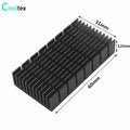 Aluminum Heatsink Radiator Heat sink for Electronic RAM Chip LED SSD Cooling With Thermal Conductive Tape