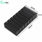 Aluminum Heatsink Radiator Heat sink for Electronic RAM Chip LED SSD Cooling With Thermal Conductive Tape