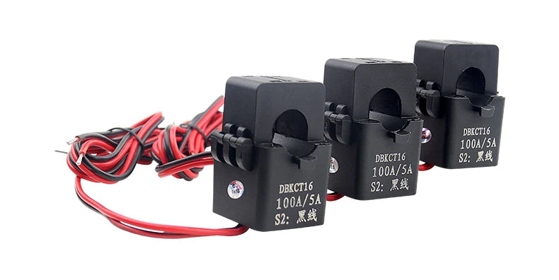 3PCS KCT16  Split Core Current Transformer Open Miniature Small 50/5 100/5 150/5 200/5 Class 0.5