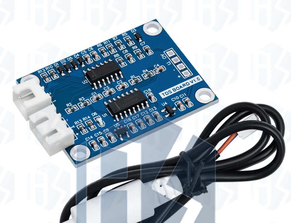 TDS Sensor Module Dissolved Solids Analog Signal Soluble Solid Water Quality Detection DS18B20 Temperature for Arduino 51/STM32