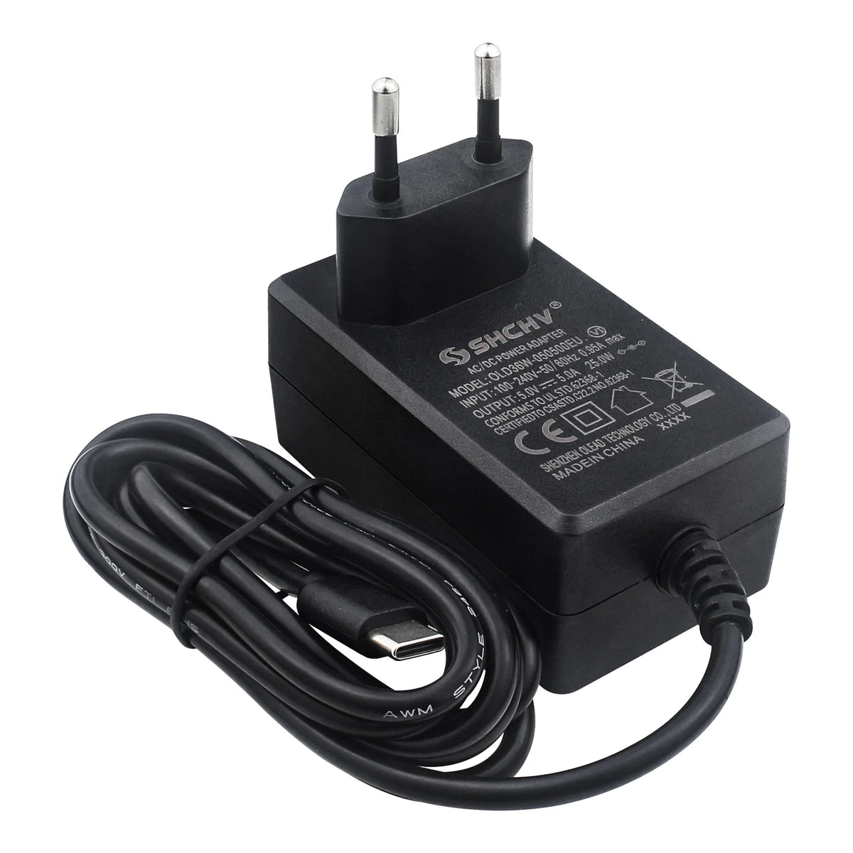 5V 5A 25W Power Adapter USB Type C Port Power Supply EU US UK AU Plug Charger for Orange Pi 5 Plus Pro Max Ultra Raspberry Pi 5