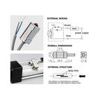 Magnetic Sensor Reed Switch Pneumatic Cylinder Magnetic Sensor Cylinder Magnetic Sensor Reed Switch Cylinder Accessories 5-240V
