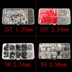 1Box SH 1.0/JST 1.25mm/ZH 1.5mm/PH 2.0mm/SM/SYP/XH 2.54mm/VH 3.96mm Pitch Male Female Housing Terminal Pin Header Wire Connector