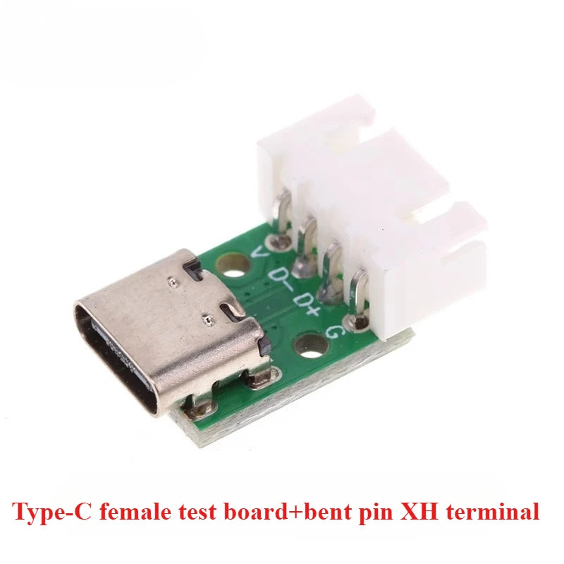 1/5/10Pcs TYPE C USB 3.1 Type C Connector 16 Pin Test PCB Board Plate Adapter Socket For Data Line Wire Cable Transfer