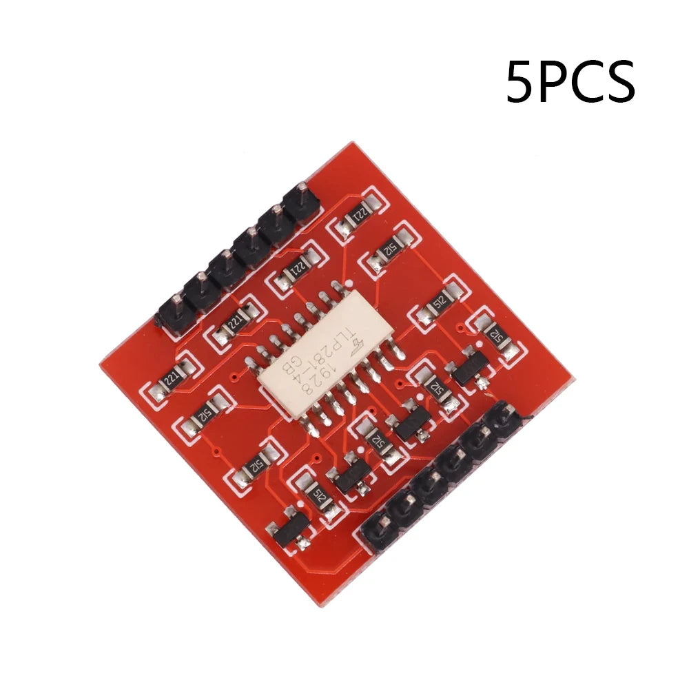 5/10PCS TLP281 4-Channel Opto-isolator IC Module For Arduino Expansion Board High And Low Level Optocoupler Isolation 4 Channel